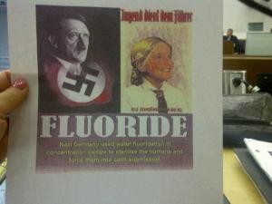 Invoking Hitler to make an invalid point against fluoride.